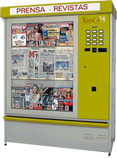 Expendedora de prensa y revistas