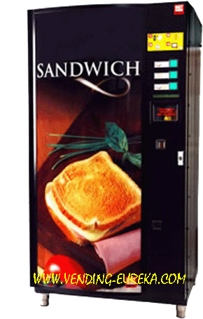 Expendedora de sandwich calientes